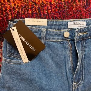 Brand New High Waisted Mom Jeans